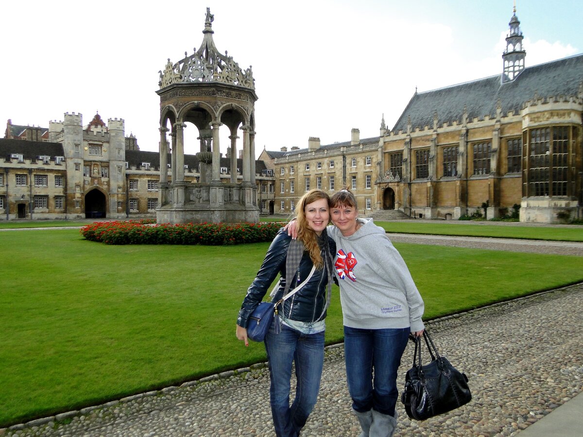 В Кембридже с Настей