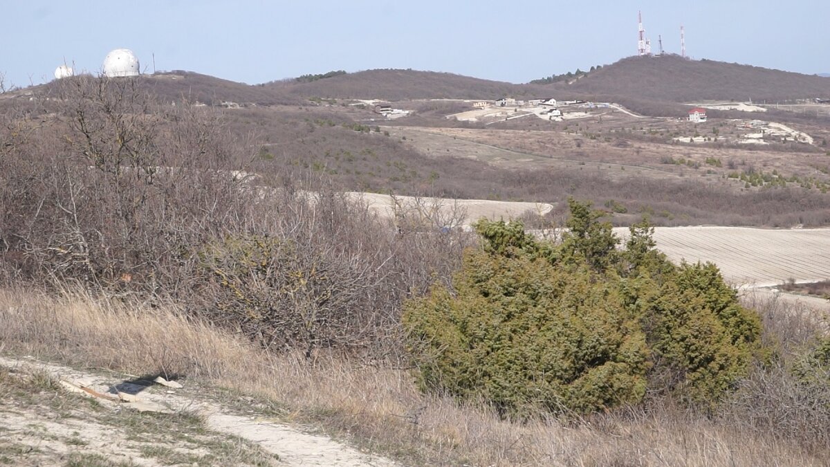 Шары на Лысой горе в Анапе.