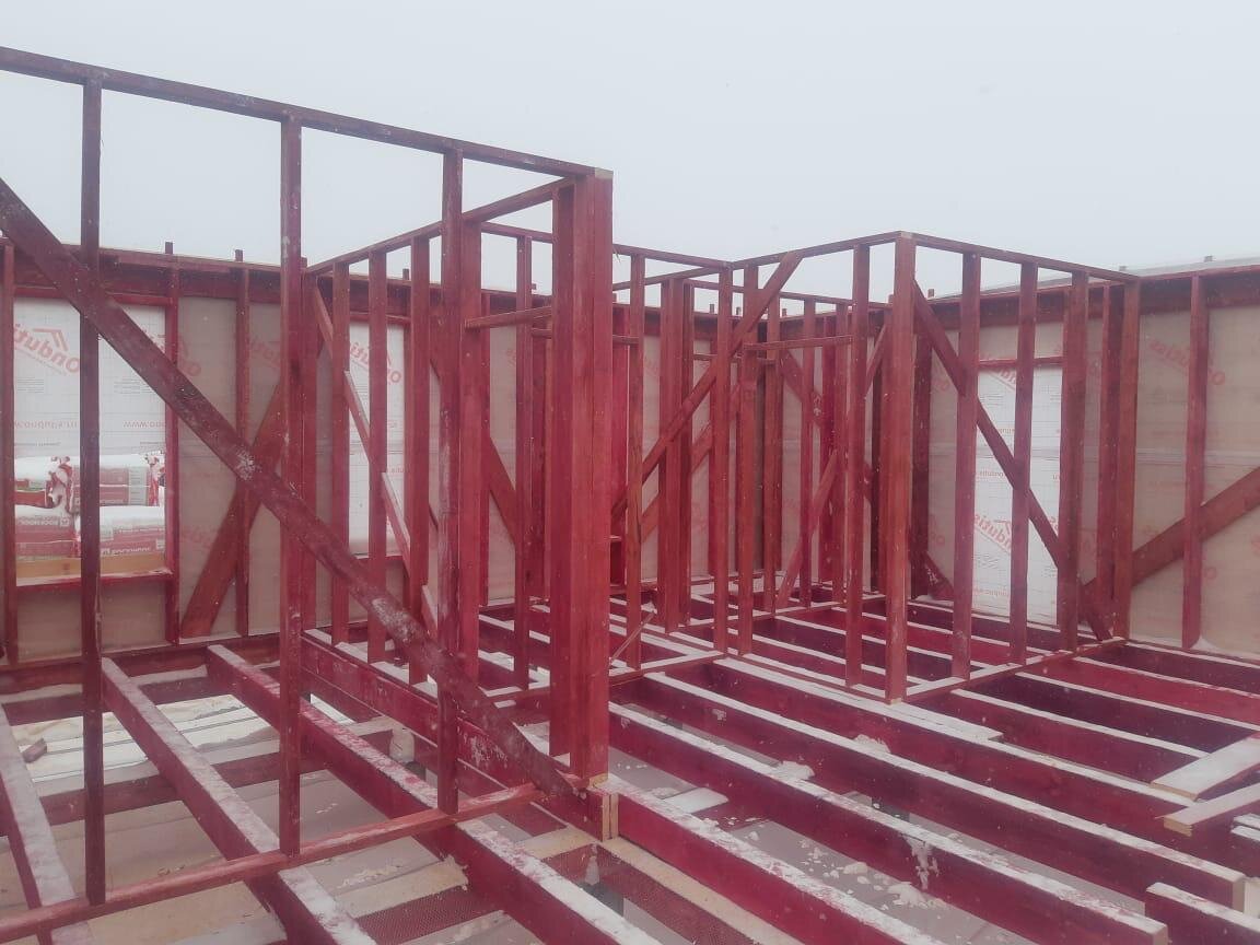 Внутренние перегородки стен. 