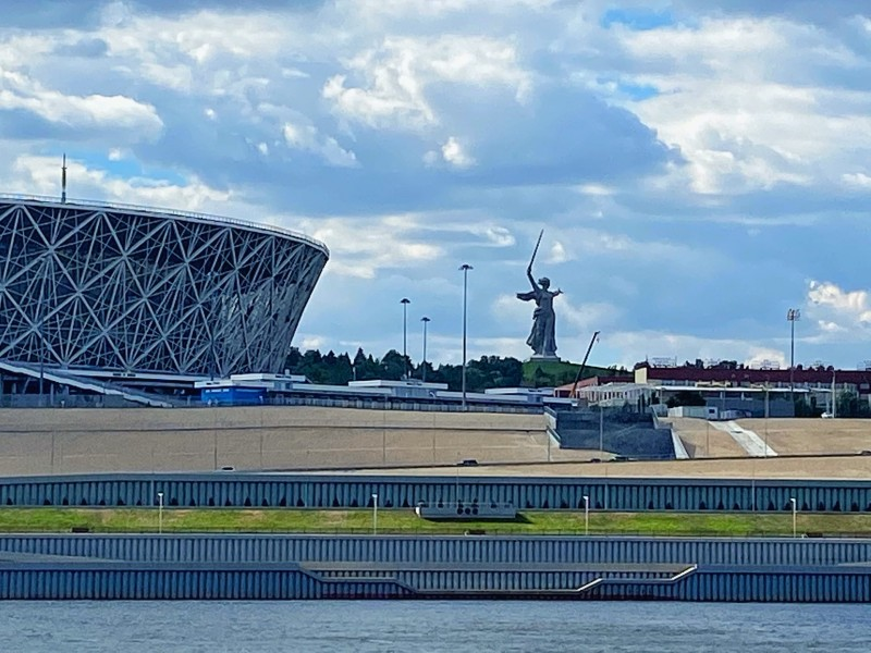 Волгоград. С борта танкера "Япет". 18 августа 2020г. Фото Георгий Килин