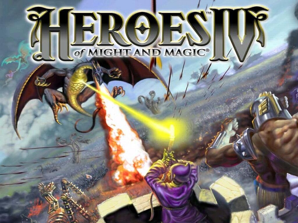 Герои меча и магии 4/Heroes of Might and Magic IV  - одна из самых недооцененных игр. Фон игрового меню. Фото взято из открытых источников Яндекс.Картинки.