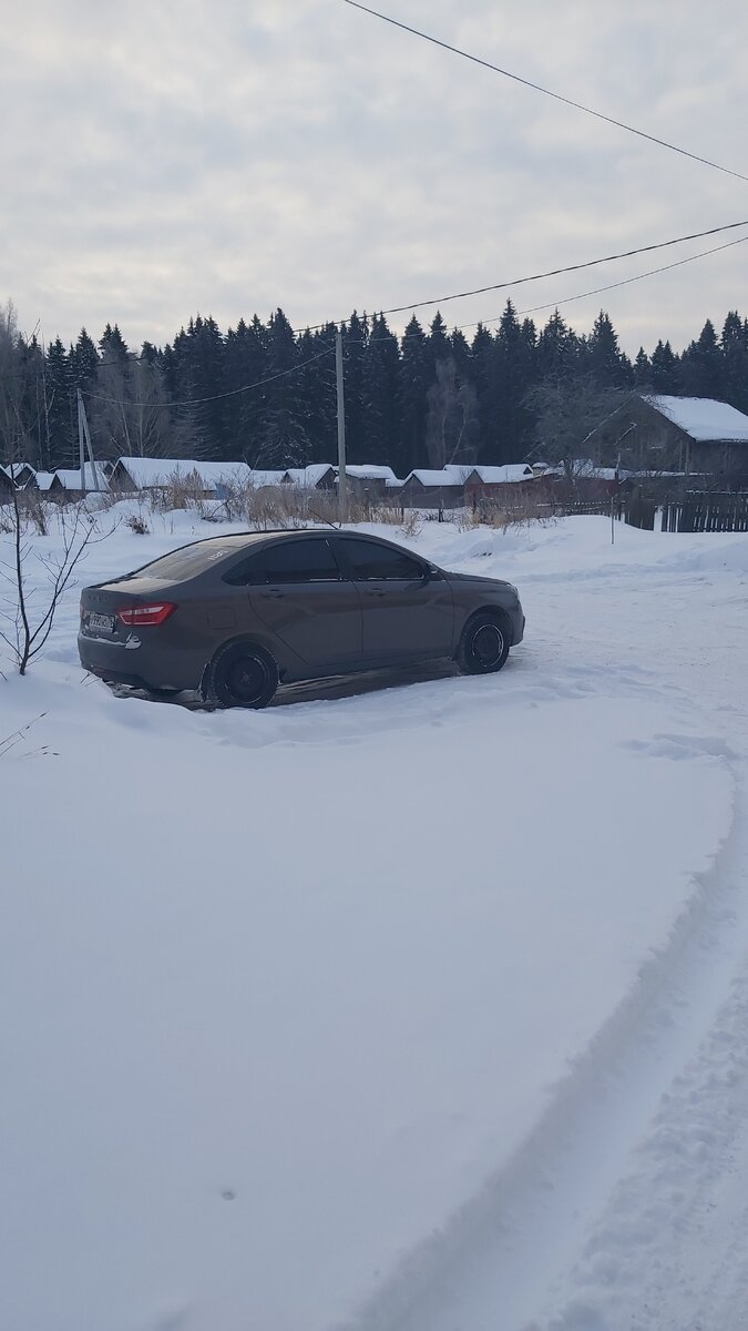 Так выглядит место куда я ставлю свой автомобиль