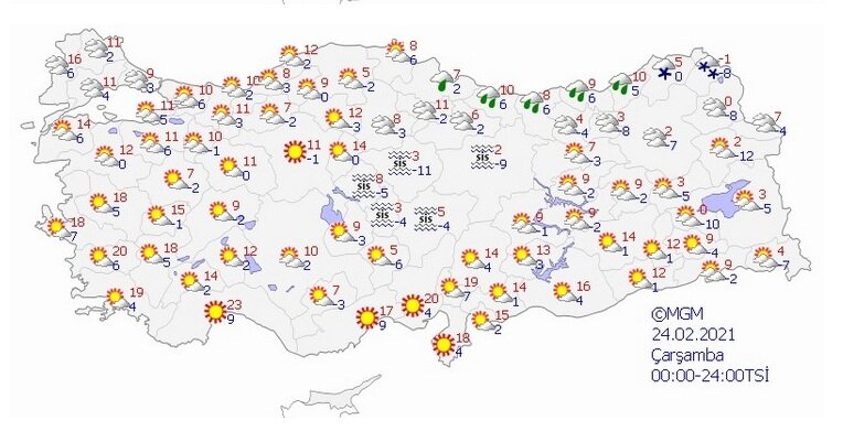 Температура повысится по всей Турции, но Средиземноморье особенно порадует - у нас +23!