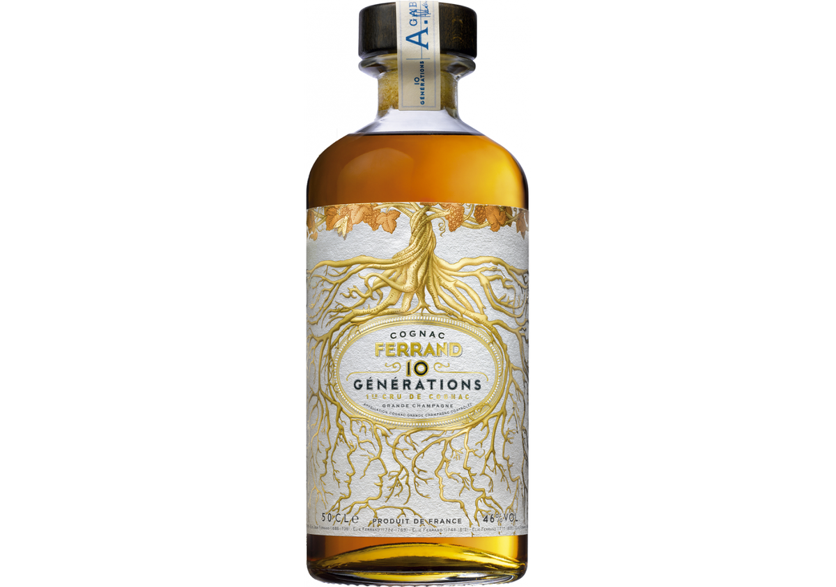 Pierre Ferrand 10 Generations Grande Champagne Коньяк.Цвет: золотисто-медовый. 
Аромат: мед, абрикос, кокос, карамель, фруктовый пирог и изюм. Затем развивается в нос розы, флердоранжа, мускатного ореха и имбиря.
Вкус: ожидайте нотки сухофруктов, таких как печеная груша, мускатный виноград и ананас, пропитанные Сотерном, мягко поджаренные орехи, полевые цветы и весенние цветы. Послевкусие долгое и свежее с мятными нотами, затем свежий табак.