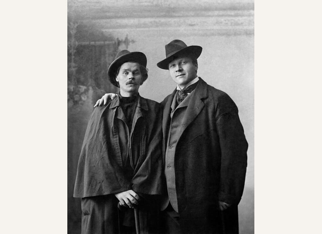 Максим Горький и Фёдор Шаляпин