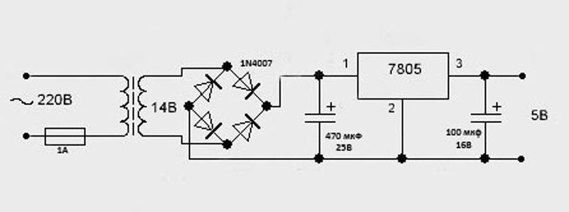 Блок питания 12 вольт своими руками схема