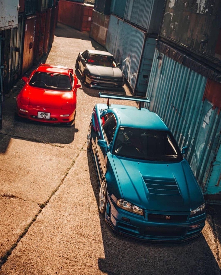 Nissan Silvia S13, Mazda RX7, Nissan GT-R R-34