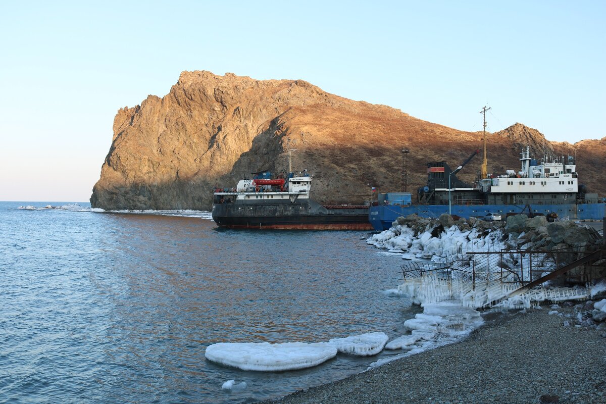 Вход в гавань "Ковш"