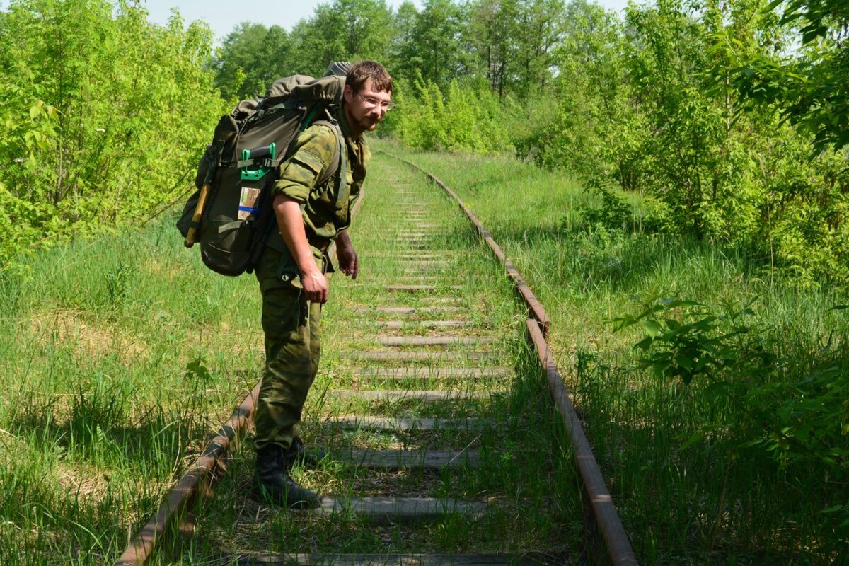 Сааань, смотри-ка, а поезд-то не пройдет! Начало линии Кривандино-Мишеронский.