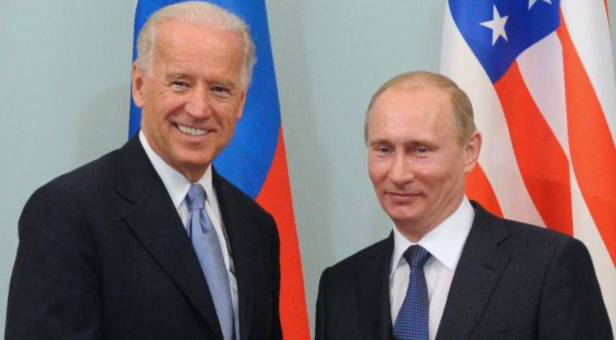 Джон Байден и Путин