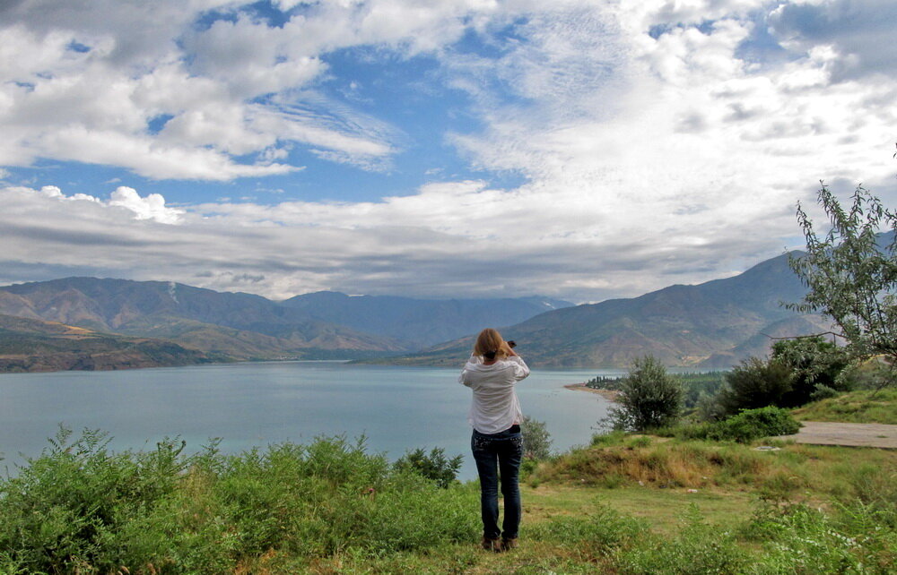Горное водохранилище. Все фото - автора.