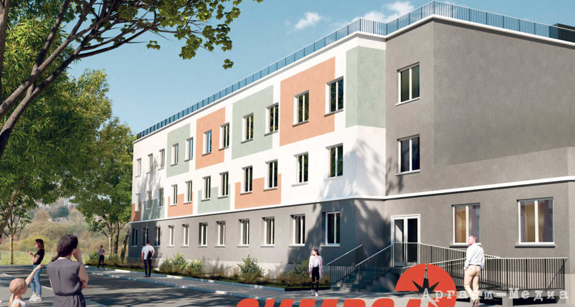 В с. Аргаяш строится трехэтажный дом