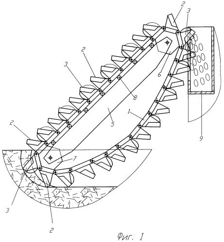 Схема работы черпаковой цепи. (фото из открытых источников).