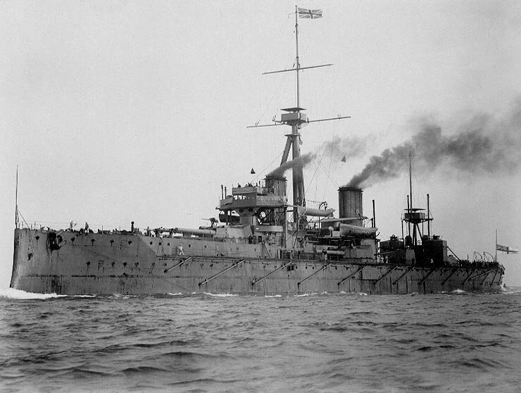 Британский линкор HMS Dreadnought. Фото: общественное достояние