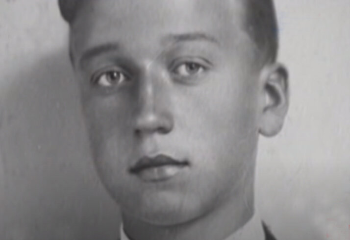 Михаил Названов в юности. Источник: youtube.com