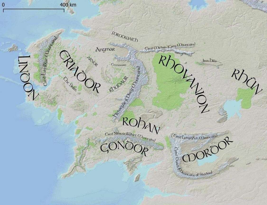 Средиземье карта на русском языке с городами подробная с поиском