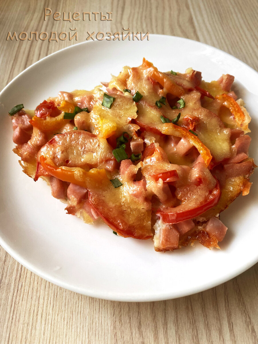 Картофельная запеканка, типа пицца из картошки вместо теста