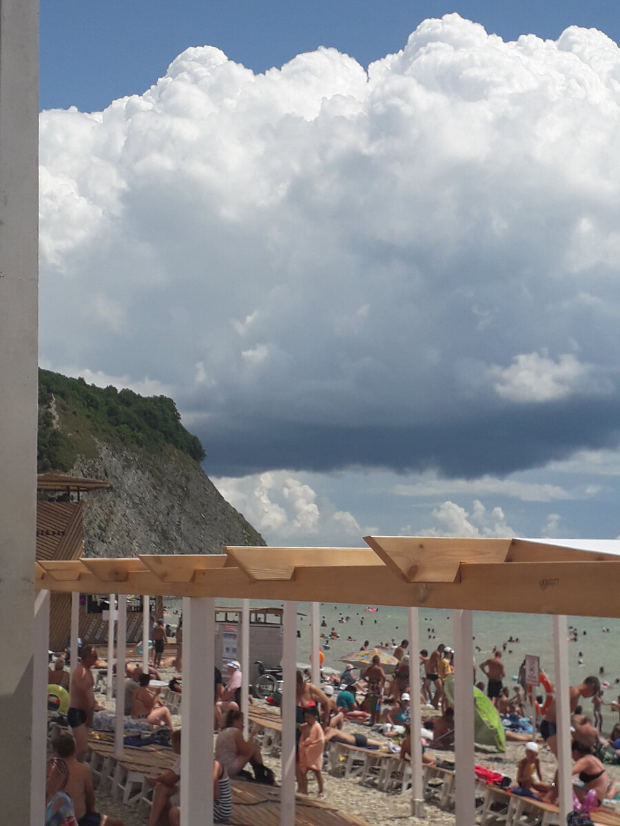 Архипо-Осиповка, пляж.