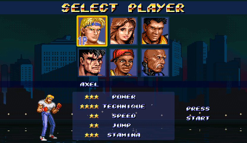 Экран Выбора Персонажа v5.2