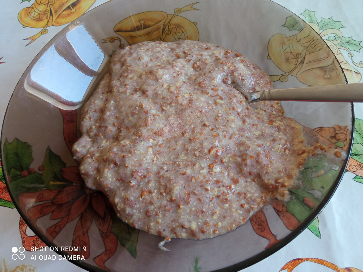 фото автора, каша из льняных семян 