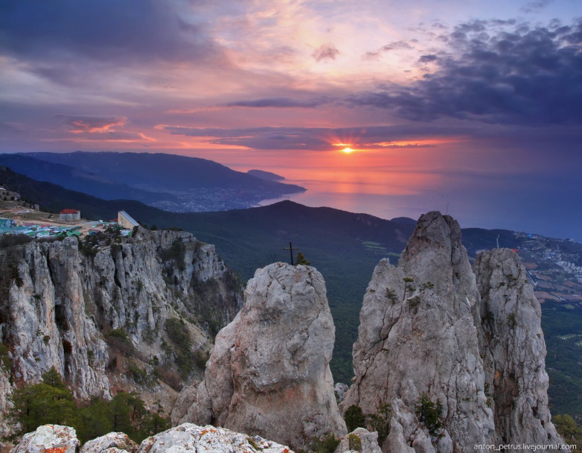 Крым ай Петри скалы