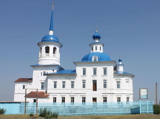     ХРАМ ИКОНЫ БОЖИЕЙ МАТЕРИ КАЗАНСКАЯ С. ТВОРОГОВО. Фото: пресс-служба Улан-Удэнской и бурятской епархии.