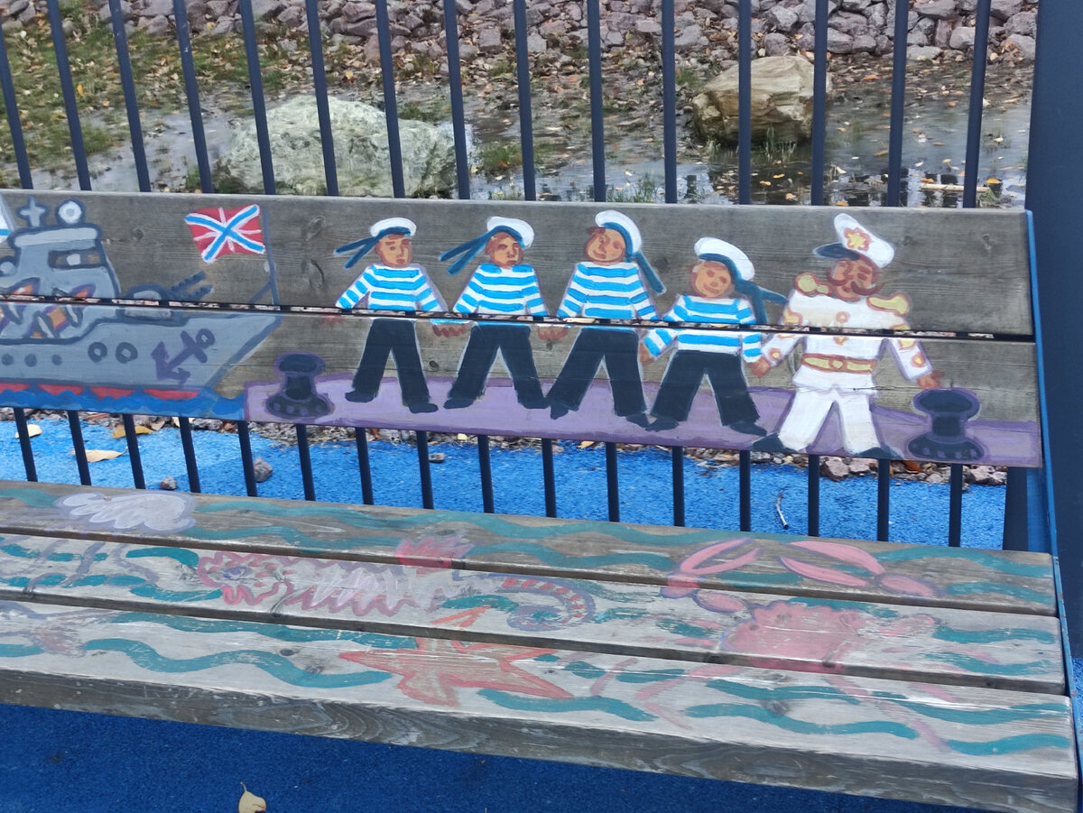 Красивая скамейка