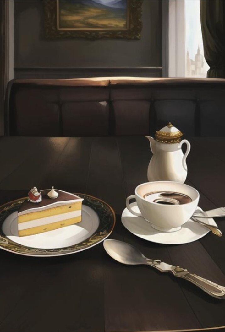 То самое кафе и пирожное 