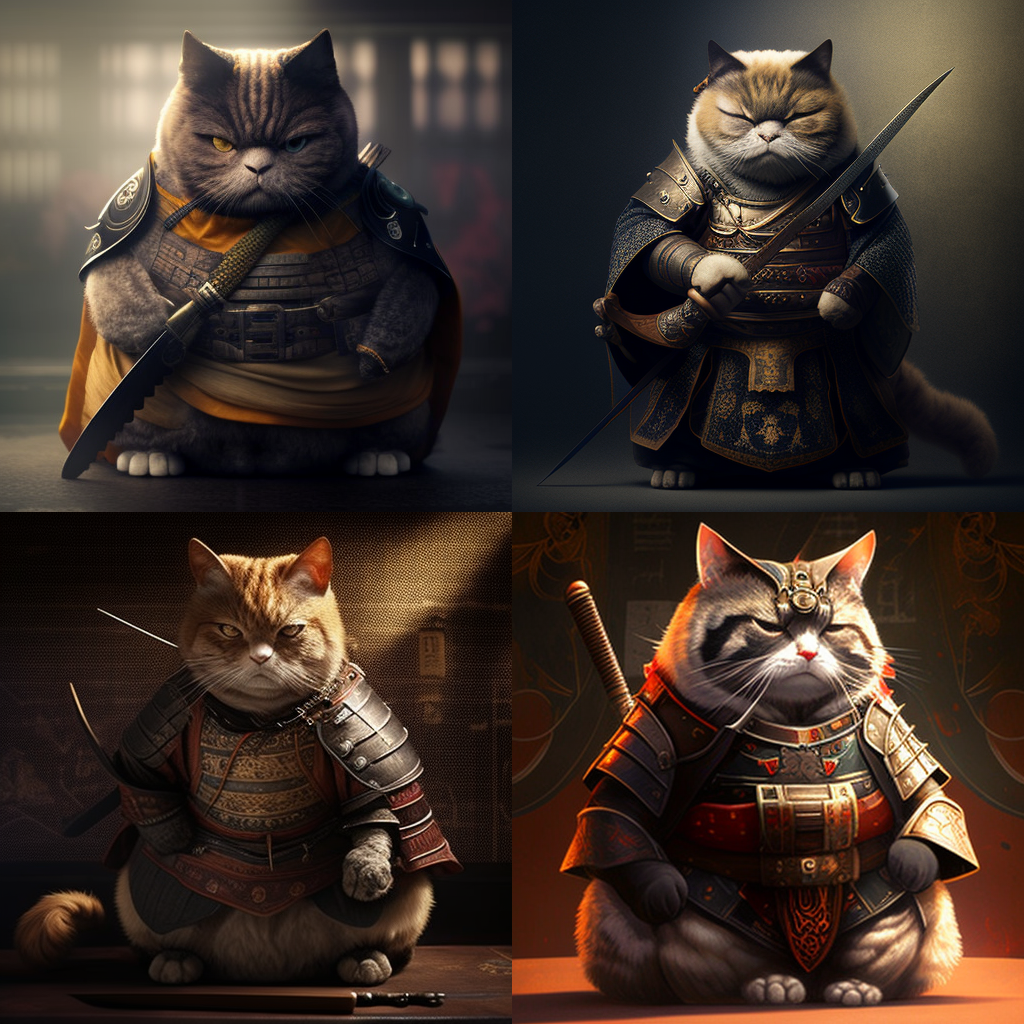 Коты самураи