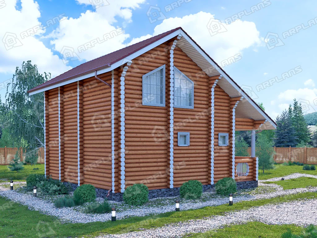 Фото 2 деревянного дома ДО-002. Источник arplans.ru