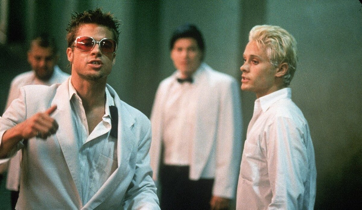 Кадр из фильма «Бойцовский клуб» (1999)