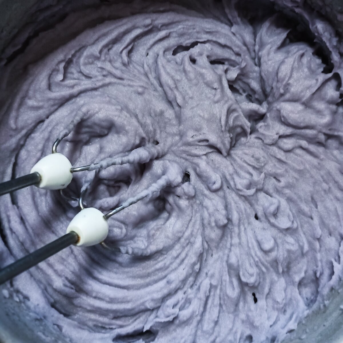 Фиолетовое картофельное пюре