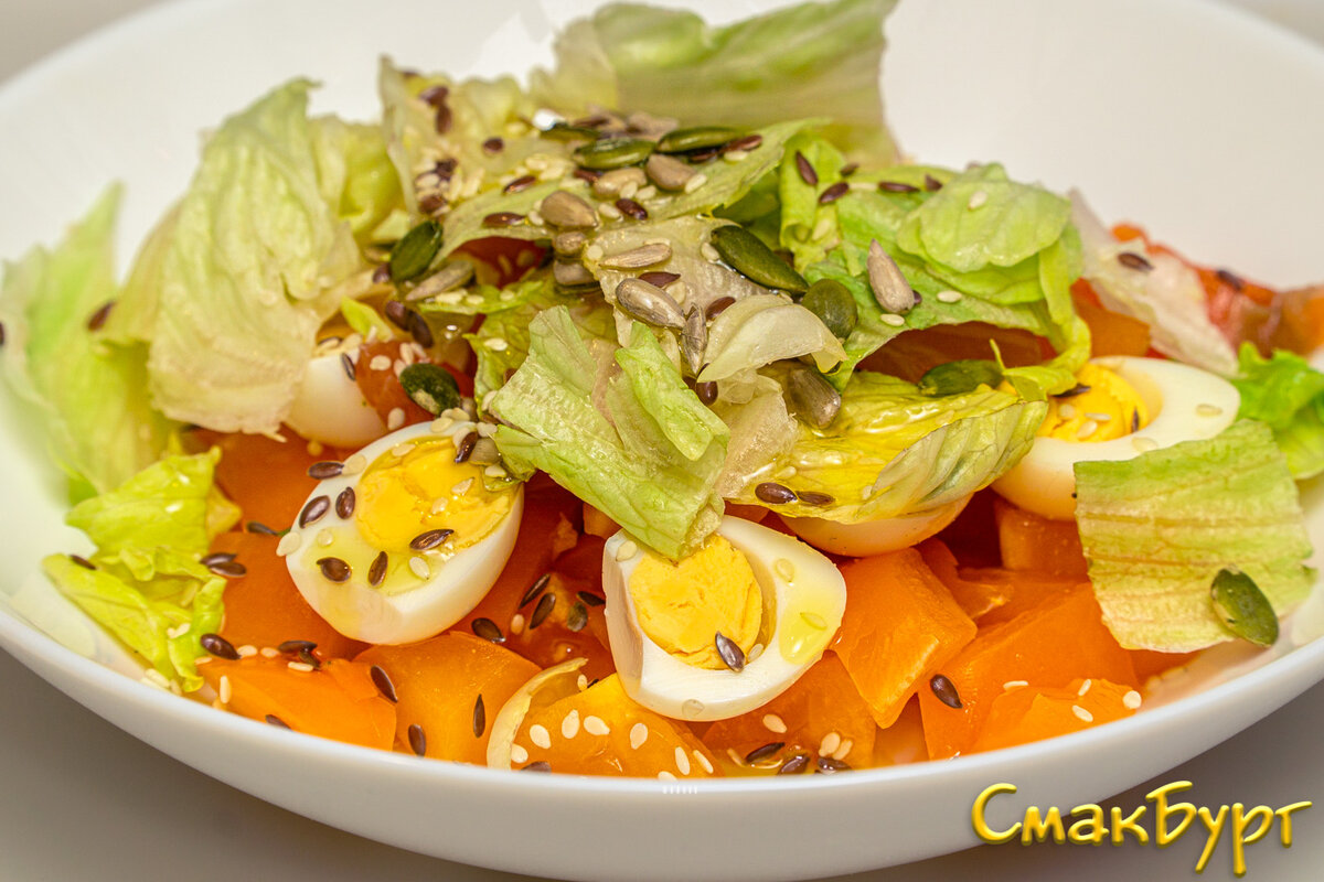 Яркий и сочный салат с красной рыбой - идеальное блюдо для праздничного стола!