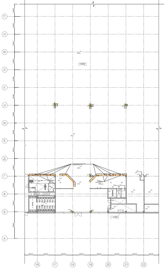 Фрагмент №7 плана производства работ по монтажу отбойников и ограждений