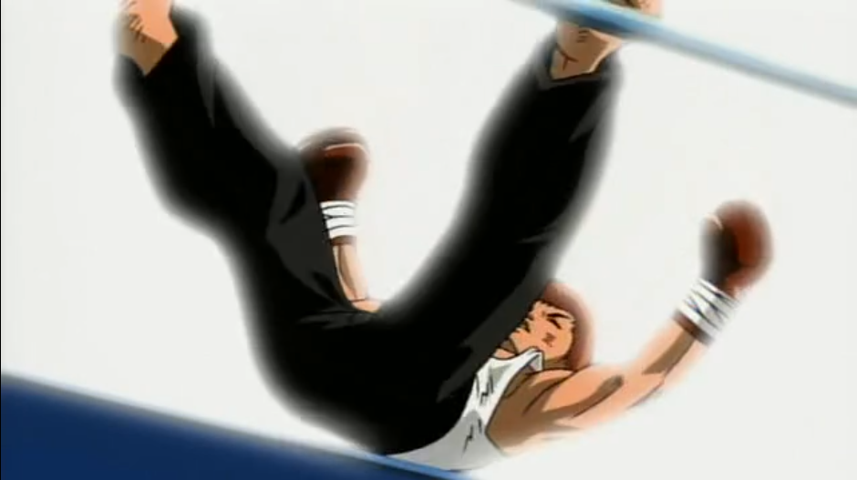 Ему в носяру дали)