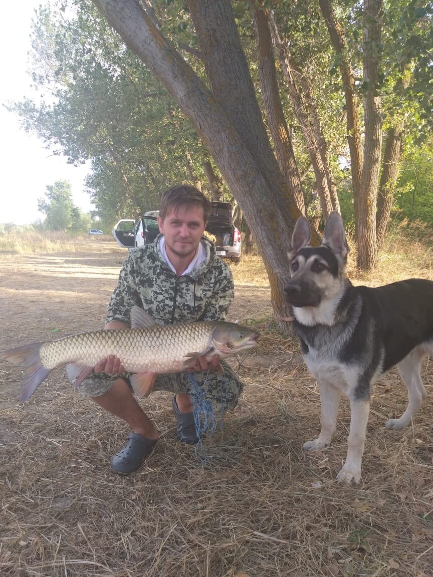 Я с помощником. Фото автора.