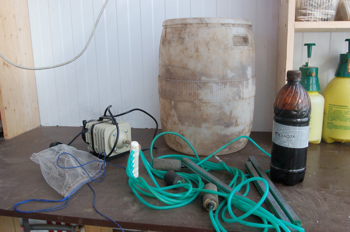 Установка по производству АКЧ  (рабочее место в зимней теплице)