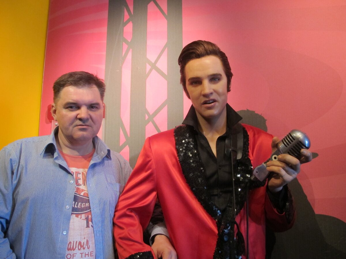 в музее мадам Тюссо в Амстердаме