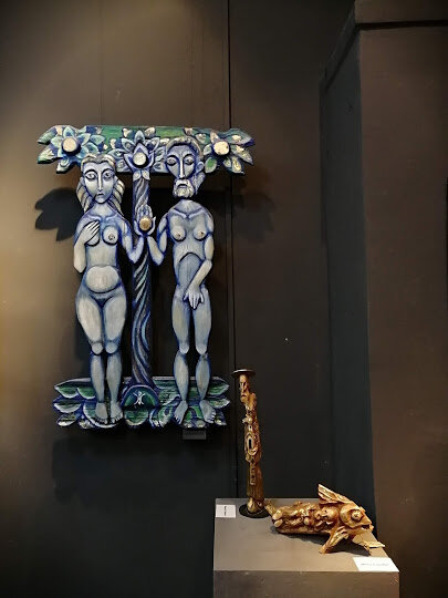 Адам и Ева. Работа Юрия Жаркова. Фото автора