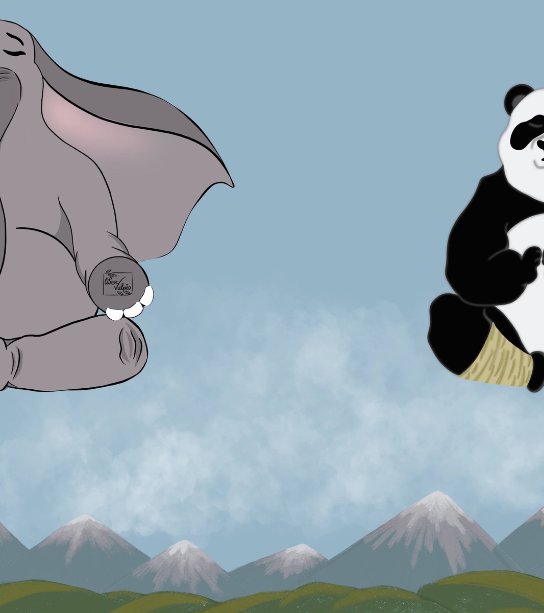 Помните, в статье знакомства я упомянула слониху Дипти? Вот и она, точнее её часть, которая вместилась в кадр.