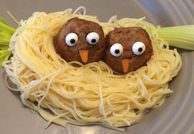 Украшаем детскую еду