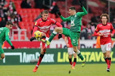 Александр Соболев и Алекс Крал. Спартак-Рубин 0:2.