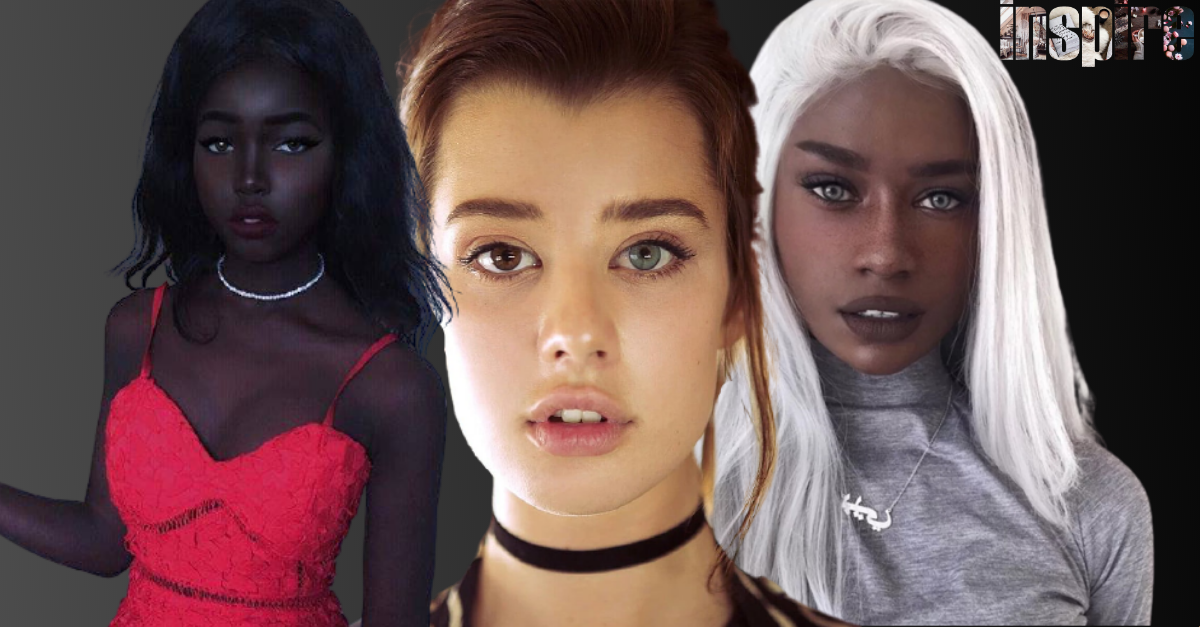 Девушки в интернете с необычной внешностью