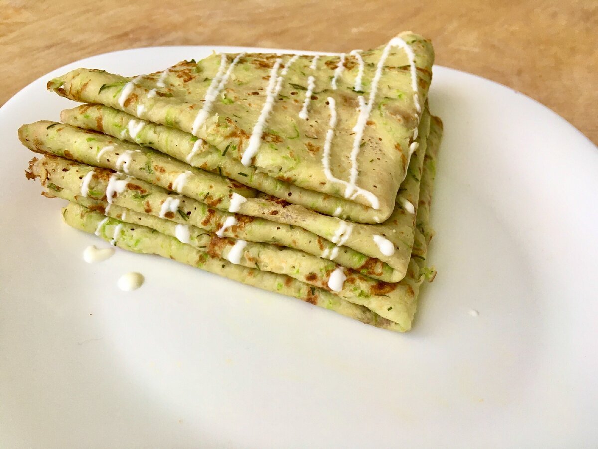 Торт из кабачковых блинов