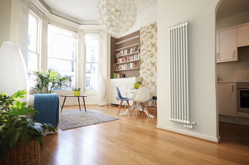 Нижнюю подводку выбирают для установки высоких радиаторов Irsap Tesi