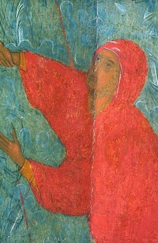 Дионисий. Часть фрески "Сошествие во ад"