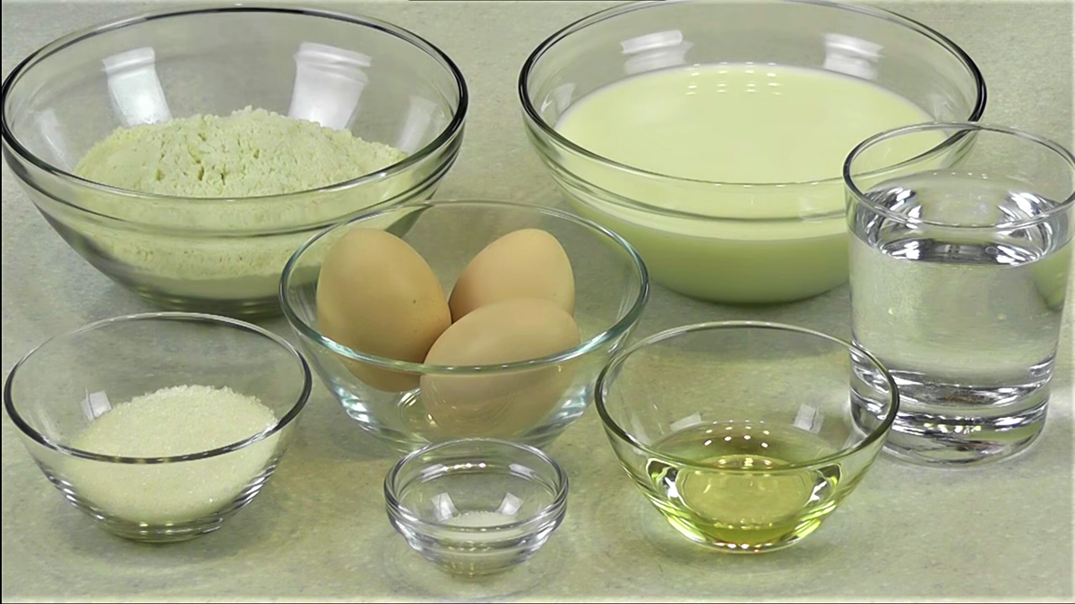 ингредиенты для блинов