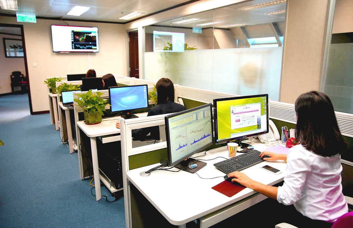 работа за компьютером