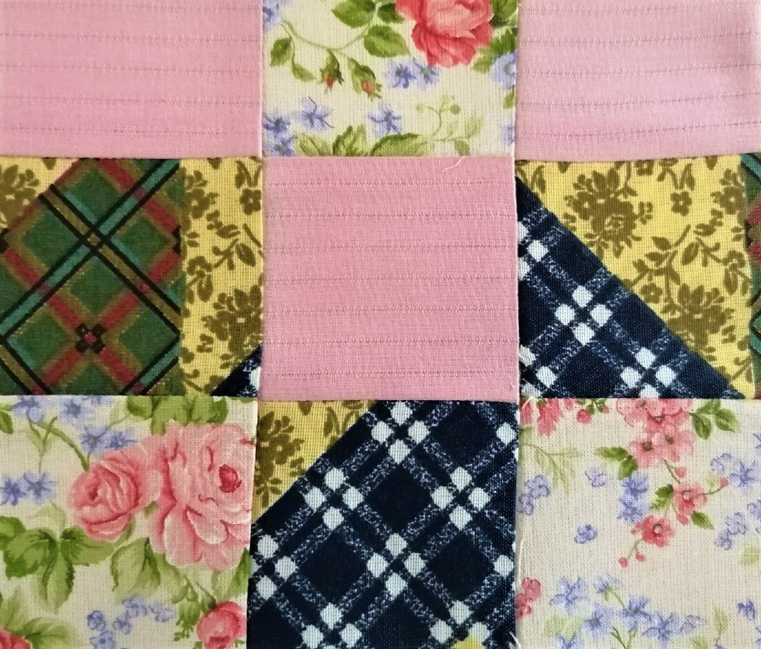 #шахматка пэчворк - лоскутное шитье  