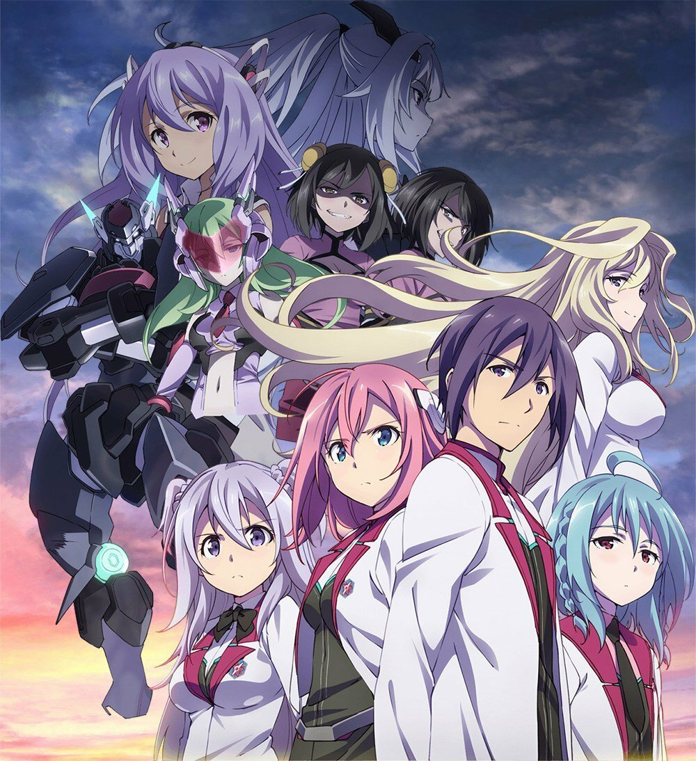 Изображено аниме - Боевая академия города Астериск